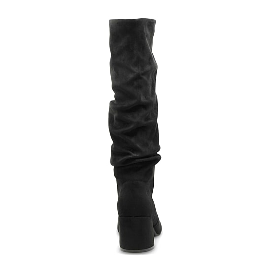 Adrienne Vittadini Womens Annalee Block Heel Slouch Boots