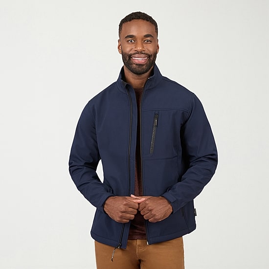Free Country Mens Water Resistant Midweight Big and Tall Softshell Jacket