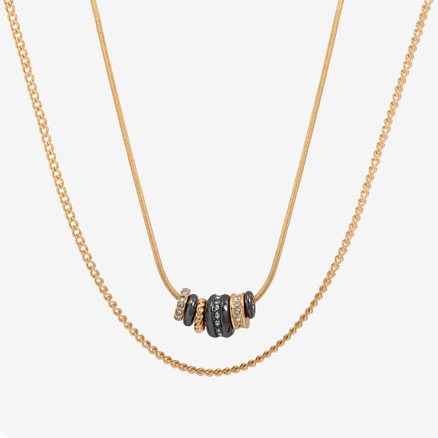 Bijoux Bar Womens 16 Inch Link Chain Necklace