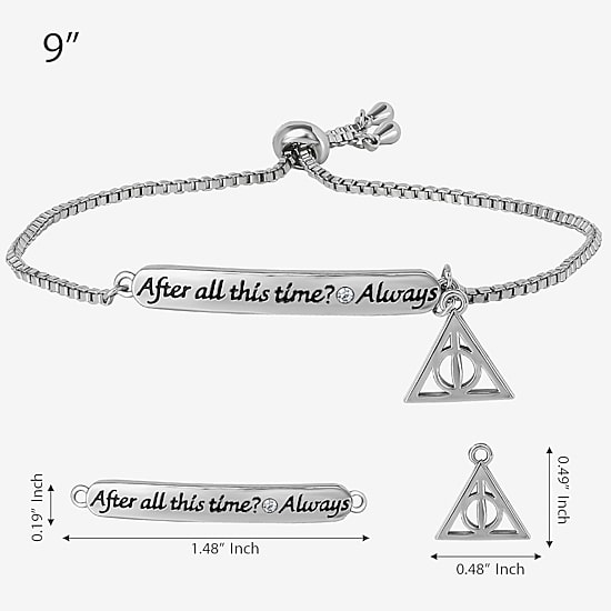 Womens Glass Harry Potter Bolo Bracelet