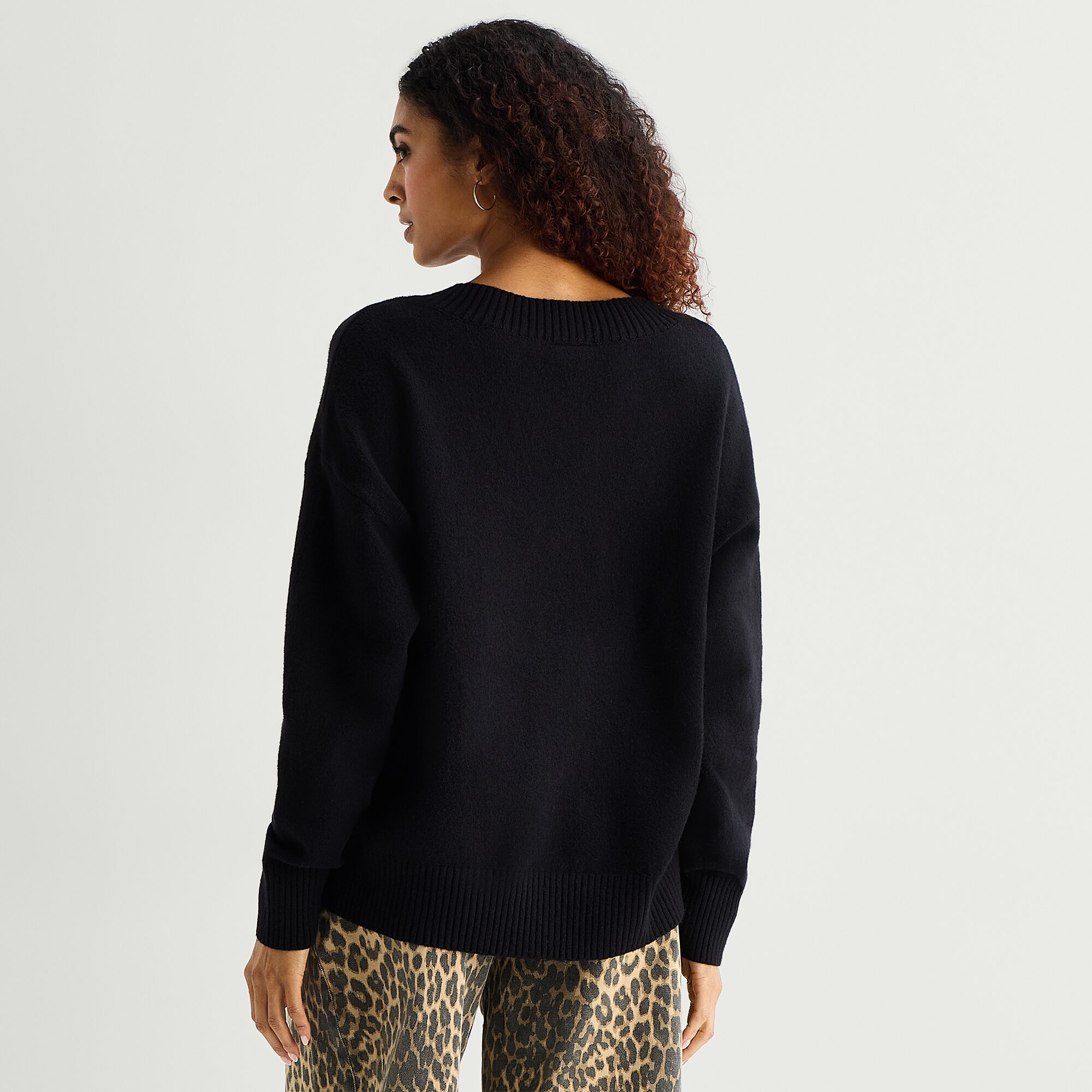 A.N.A Tall Womens V Neck Long Sleeve Pullover Sweater