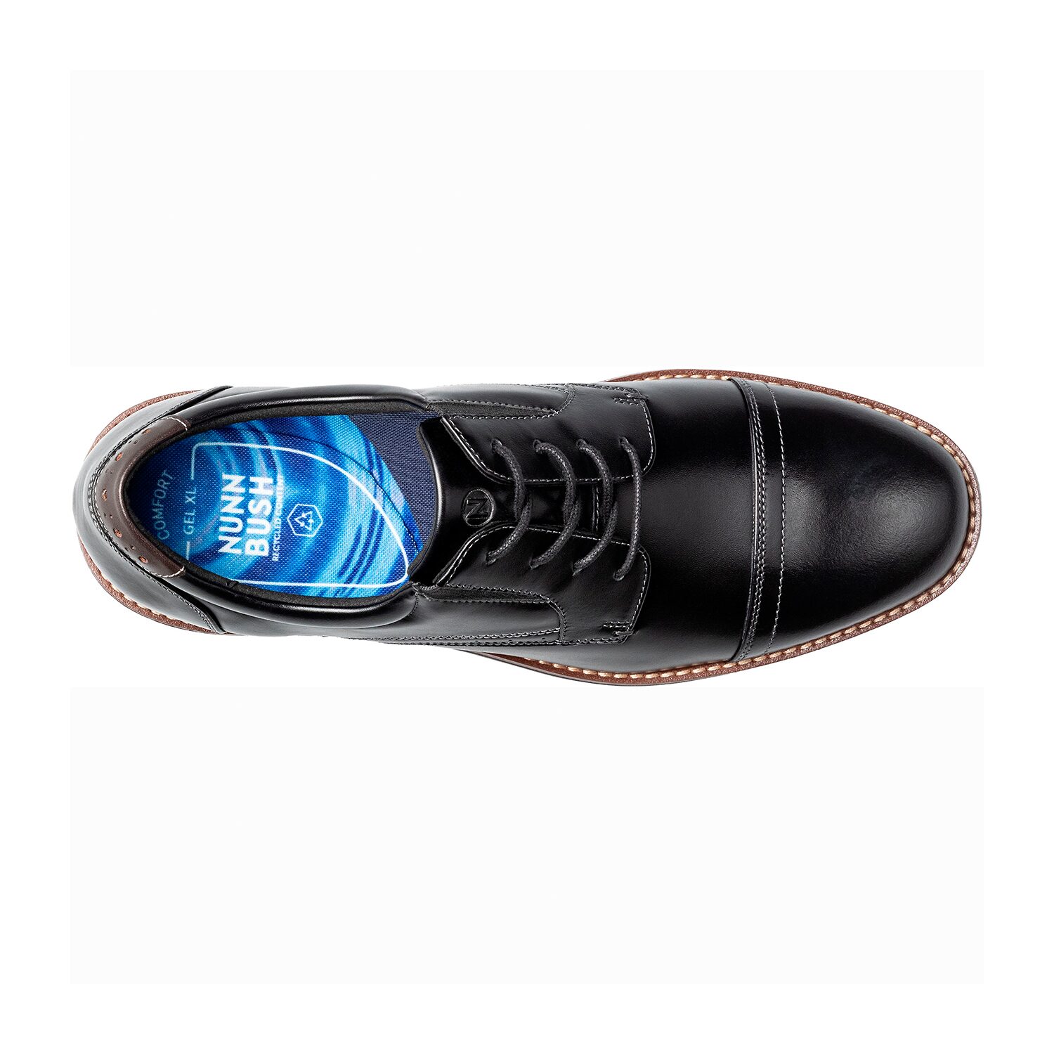 Nunn Bush Fitz Flex Cap Toe Oxford Mens Shoes