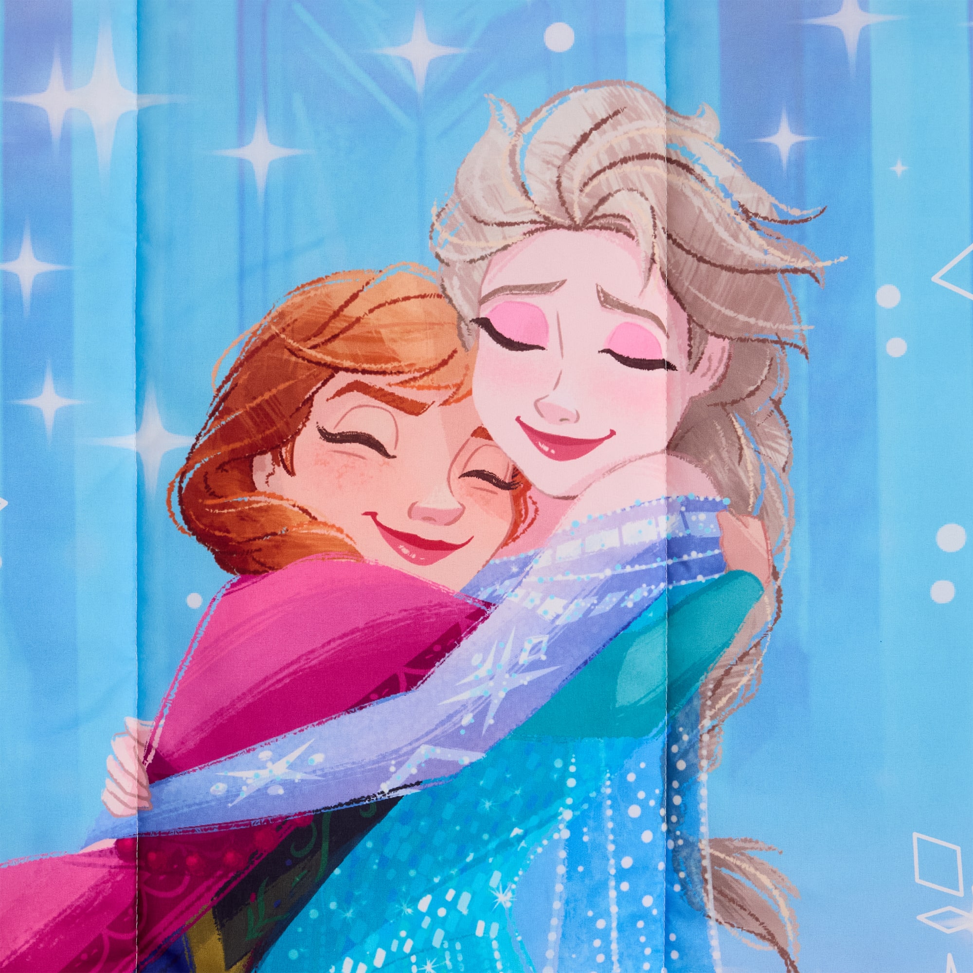 Disney Collection Sparkle Snowland Frozen Comforter