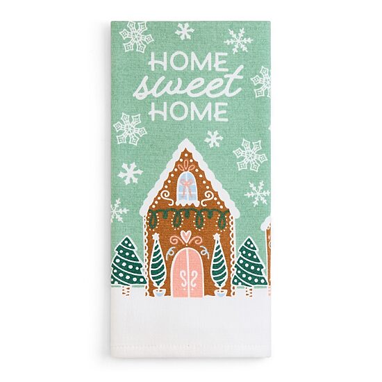 North Pole Trading Co. Home Sweet Gingerbread 2-pc. Kitchen Towel Set