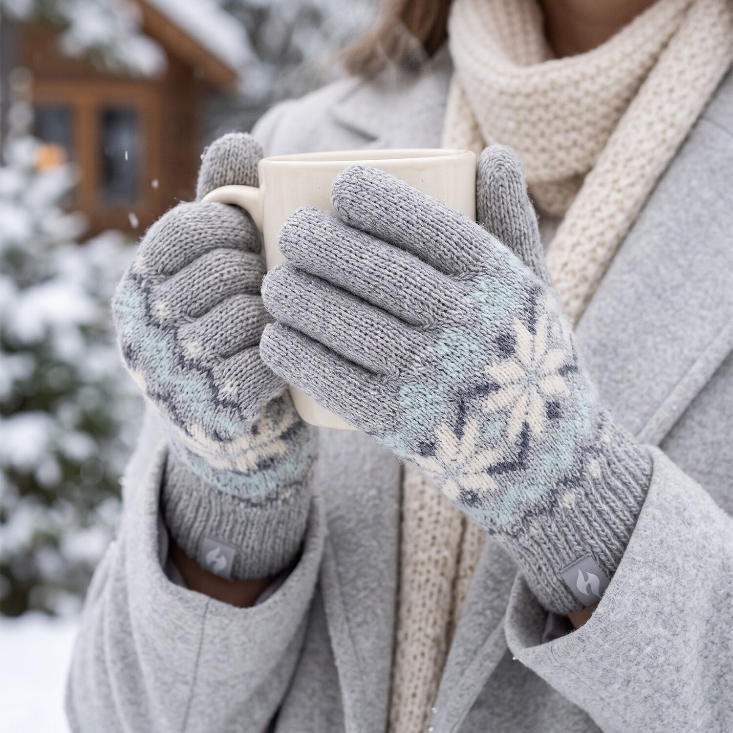 Heat Holders  Elena Fairisle Gloves