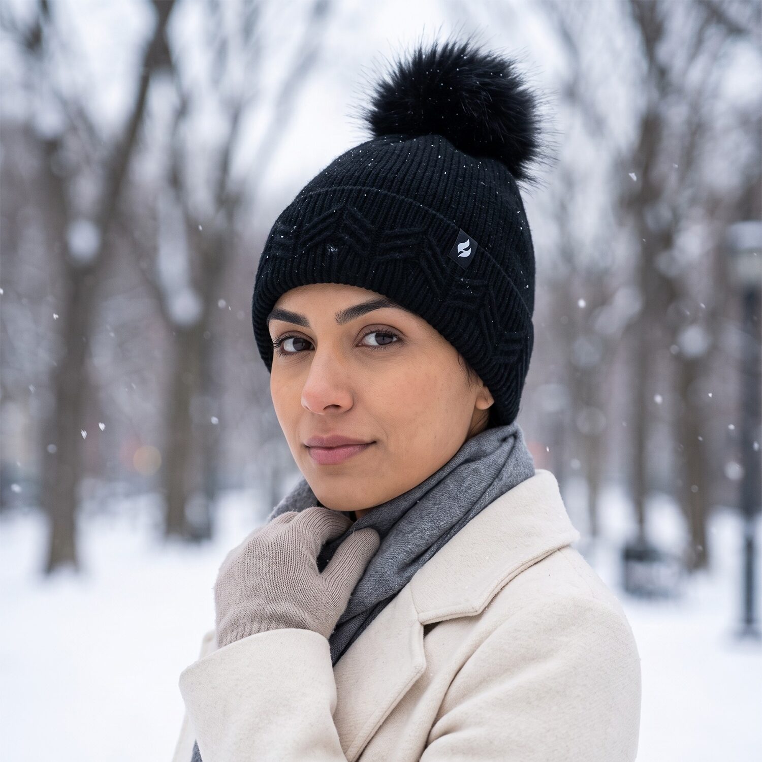 Heat Holders  Lite Matilda Womens Pom Beanie