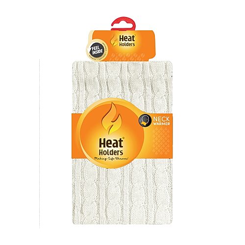 Heat Holders Lite Adele Cable Womens Neck Gaiter, One Size, Beige