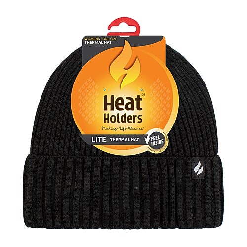 Heat Holders Lite Olivia Rib Womens Beanie In Transparent