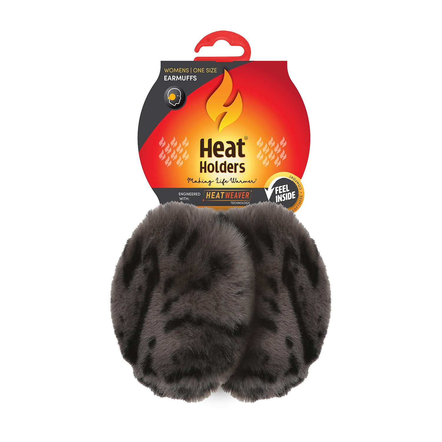Heat Holders  Kristina  Snow Leaopard Womens Ear Muffs