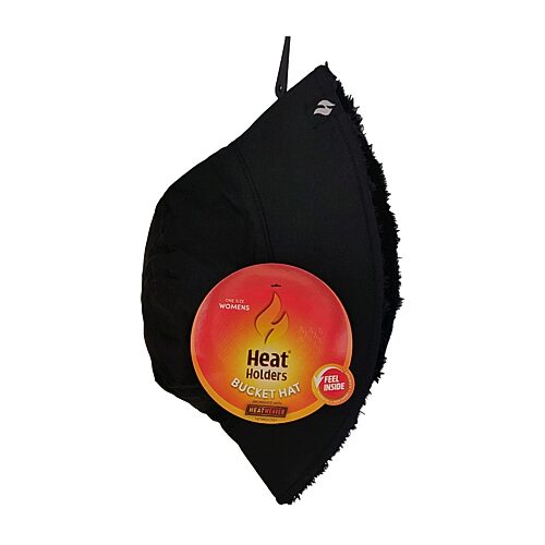 Heat Holders Victoria Womens Bucket Hat In Black
