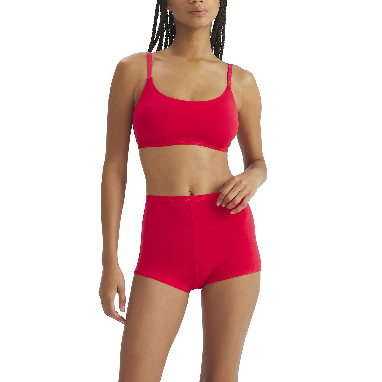 Adidas Cotton Scoop Bralette-4A0193