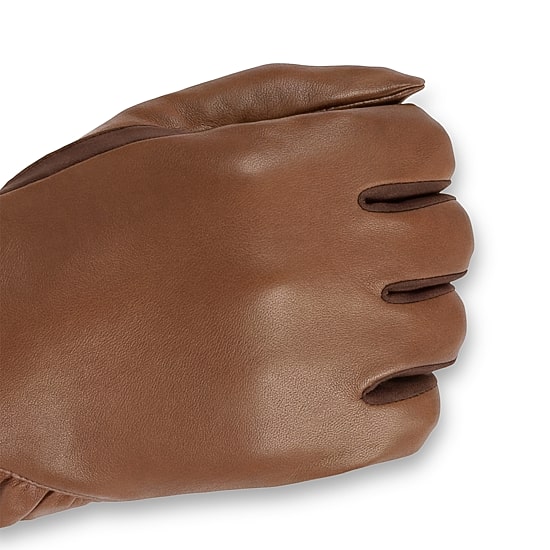 Isotoner Faux Leather Ruffle 1 Pair Gloves