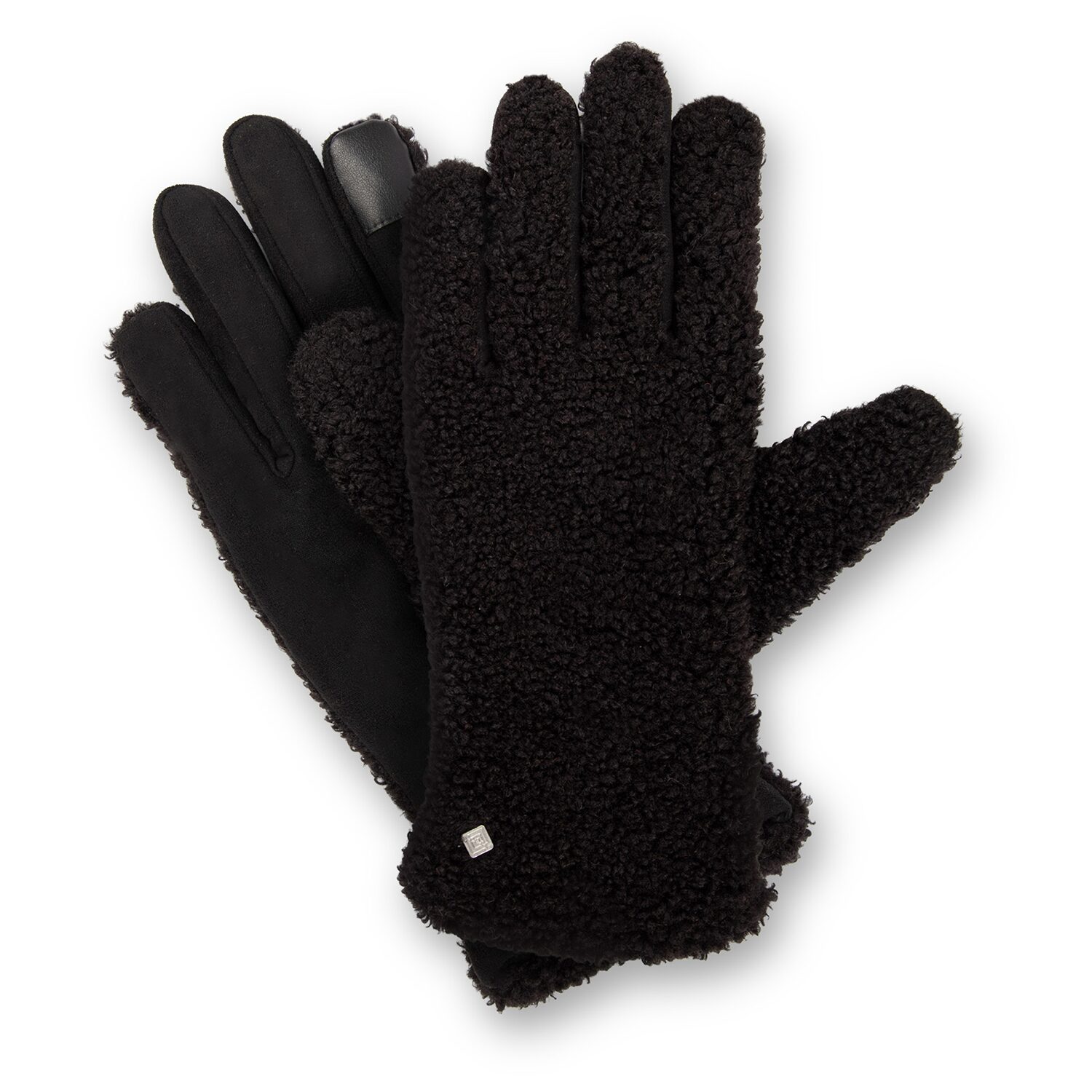 Isotoner Stretch Microsuede With Teddy Pile 1 Pair Gloves