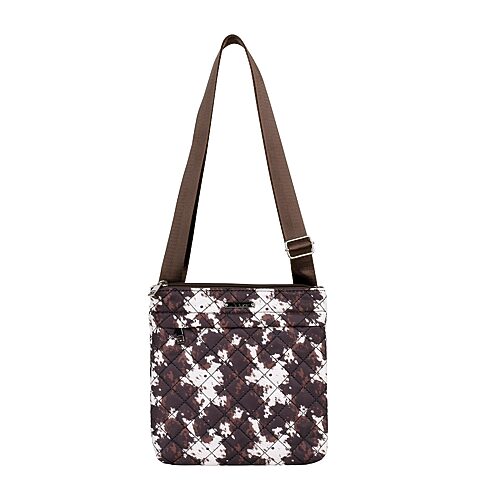 Julia Buxton Nylon Crossbody Bag In White