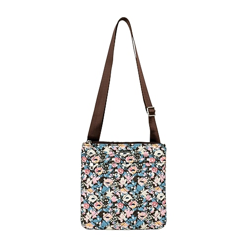 Julia Buxton Nylon Crossbody Bag In Black