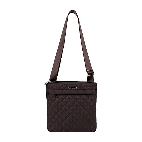 Julia Buxton Nylon Crossbody Bag In Brown