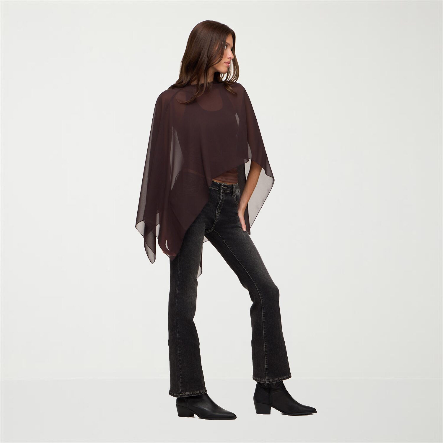 Forever 21 Womens Juniors Sleeveless Poncho
