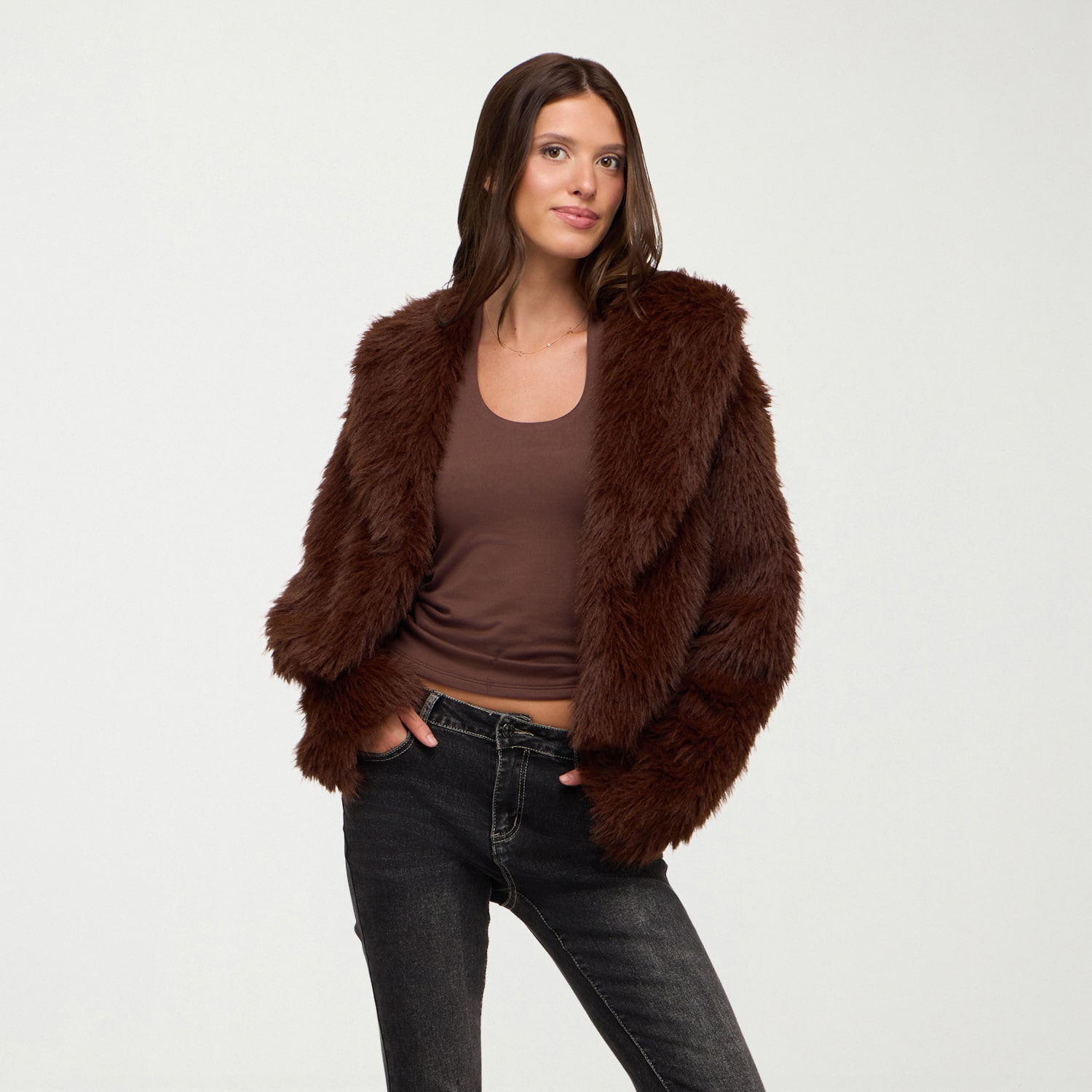 Forever 21 Womens Juniors Midweight Coat