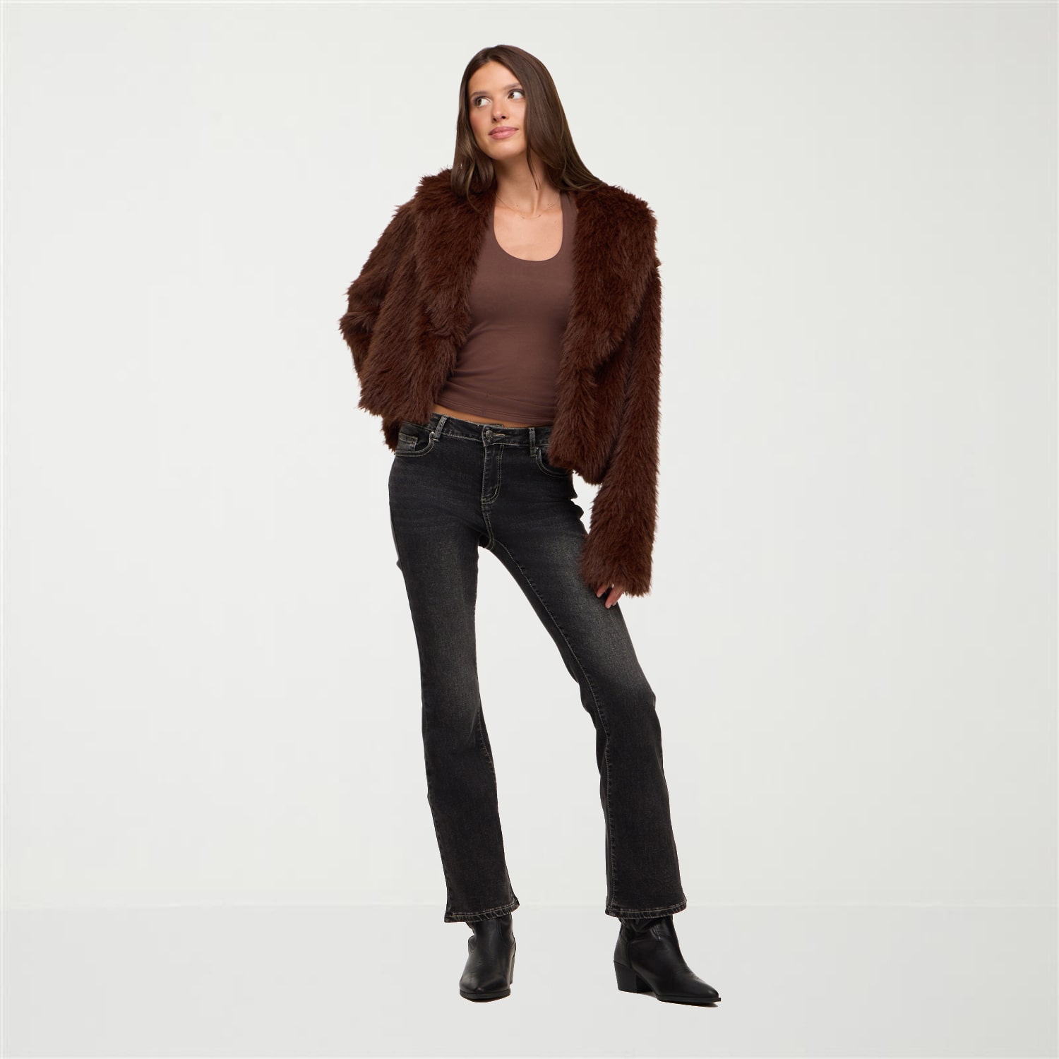 Forever 21 Womens Juniors Midweight Coat