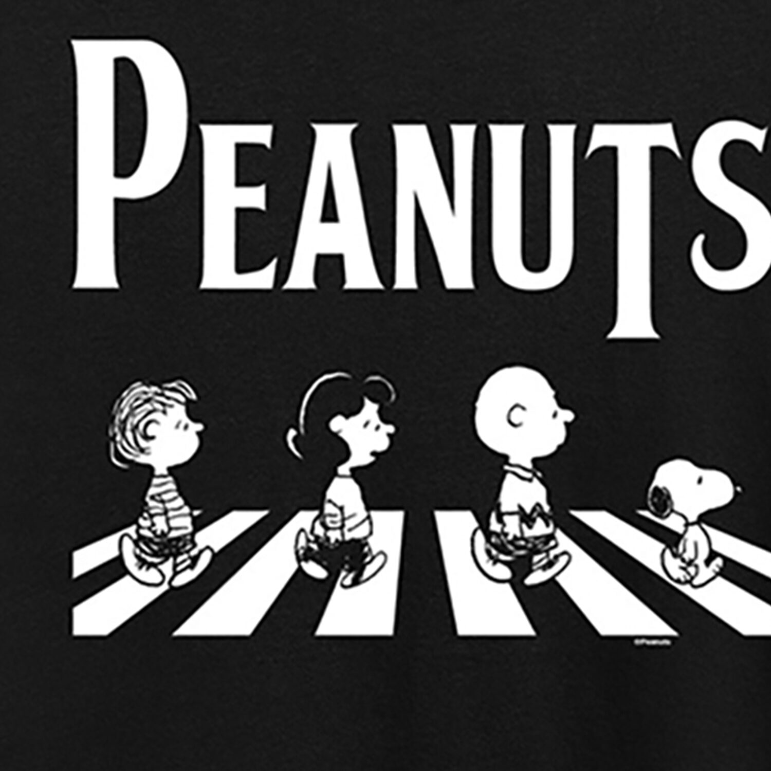 Crossing Road Womens Crew Neck Short Sleeve Regular Fit Peanuts Snoopy Graphic T-Shirt