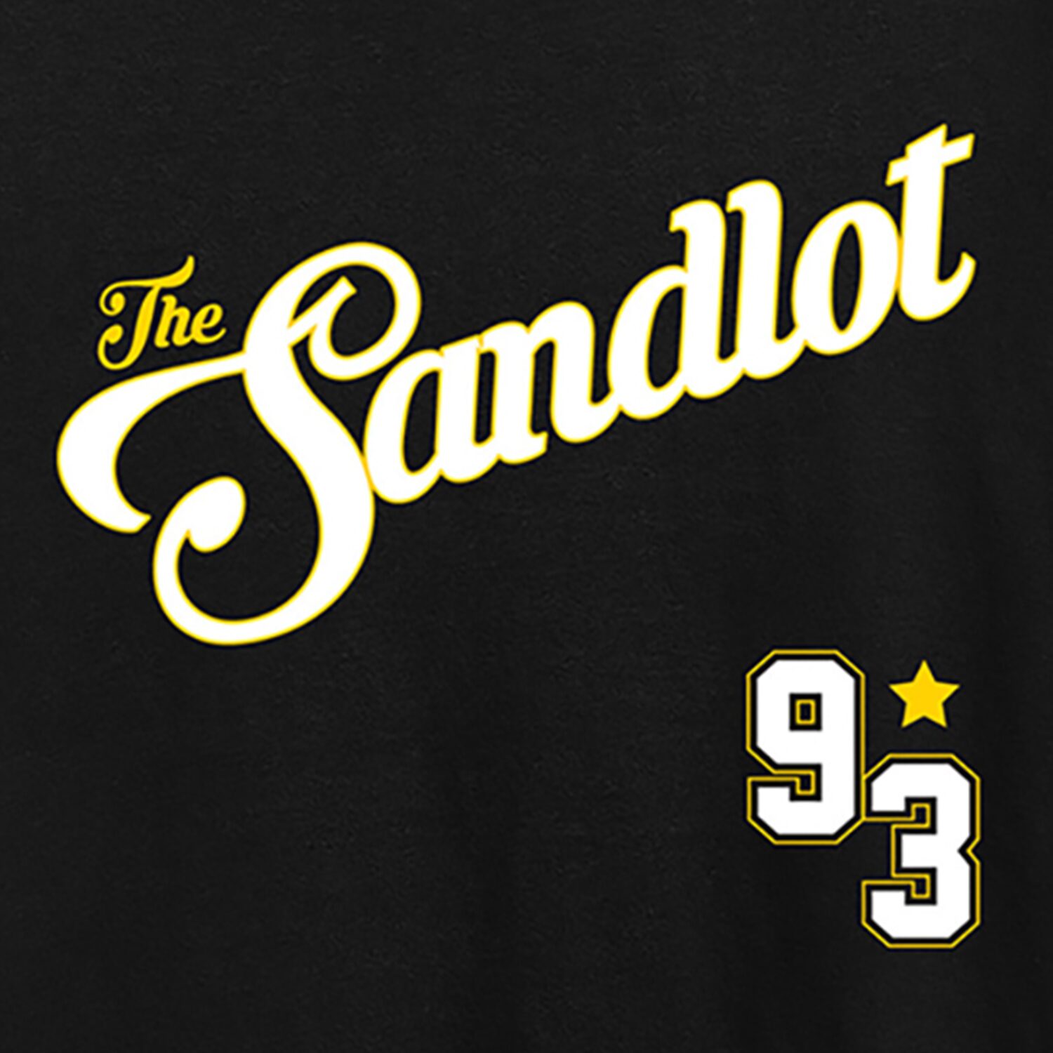 Sandlot Jersey Womens Crew Neck Short Sleeve Regular Fit Graphic T-Shirt