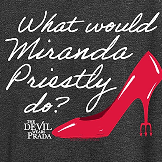 What Would Miranda Do Womens Crew Neck Short Sleeve Regular Fit Graphic T-Shirt