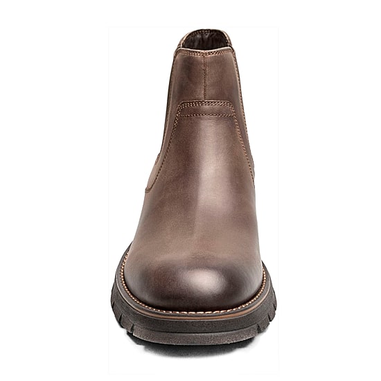 Nunn Bush Mens Briggs Plain Toe Flat Heel Chelsea Boots
