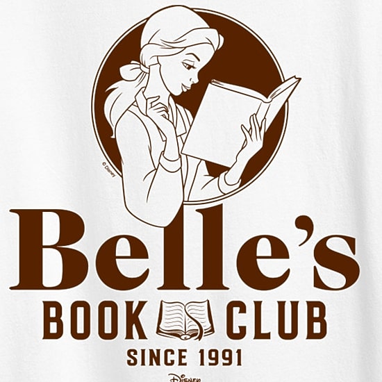 Belles Book Club Womens Crew Neck Short Sleeve Regular Fit Beauty and the Beast Princess Graphic T-Shirt