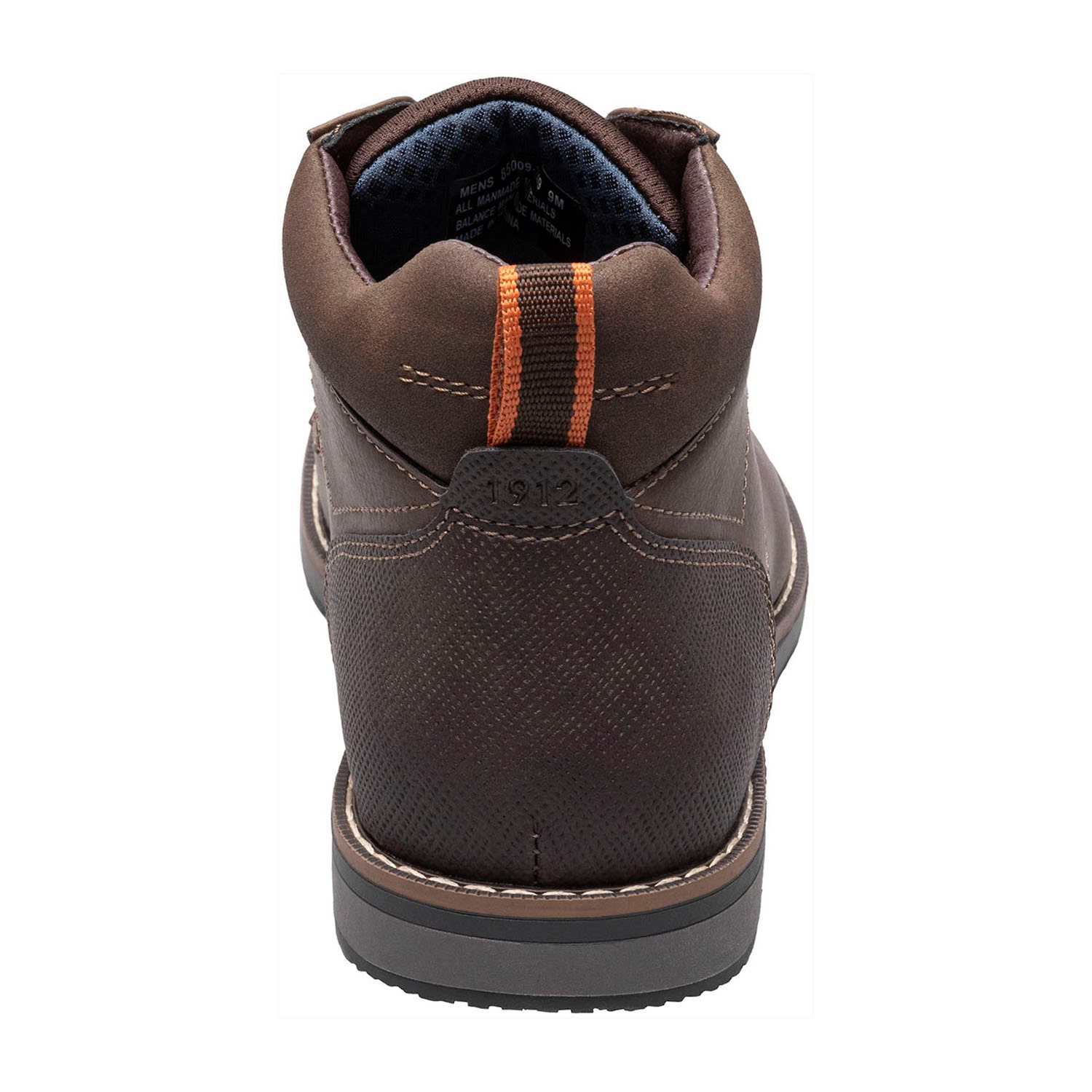 Nunn Bush Mens Circuit Plain Toe Flat Heel Chukka Boots Wide Width