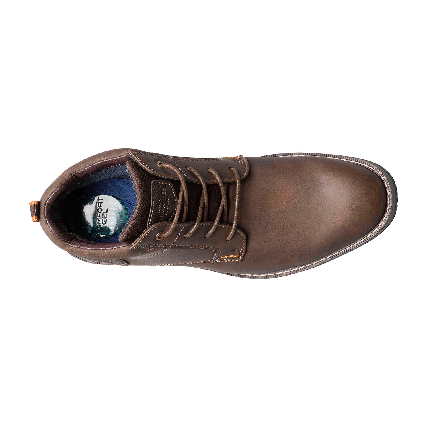 Nunn Bush Mens Circuit Plain Toe Flat Heel Chukka Boots Wide Width