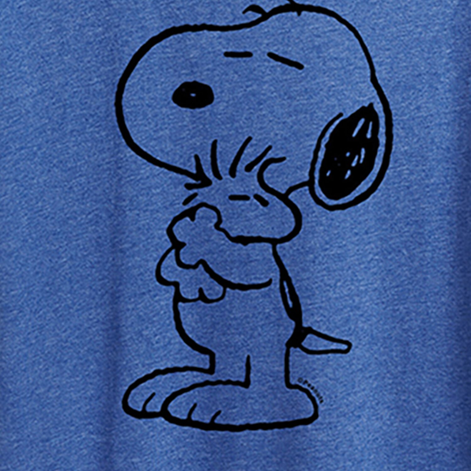 Loves Womens Crew Neck Short Sleeve Regular Fit Peanuts Snoopy Graphic T-Shirt