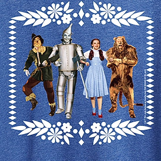 Oz Group White Border Womens Crew Neck Short Sleeve Regular Fit The Wizard of Oz Graphic T-Shirt