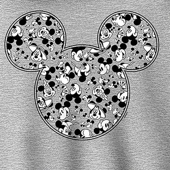 Meta Womens Long Sleeve Mickey Mouse Hoodie