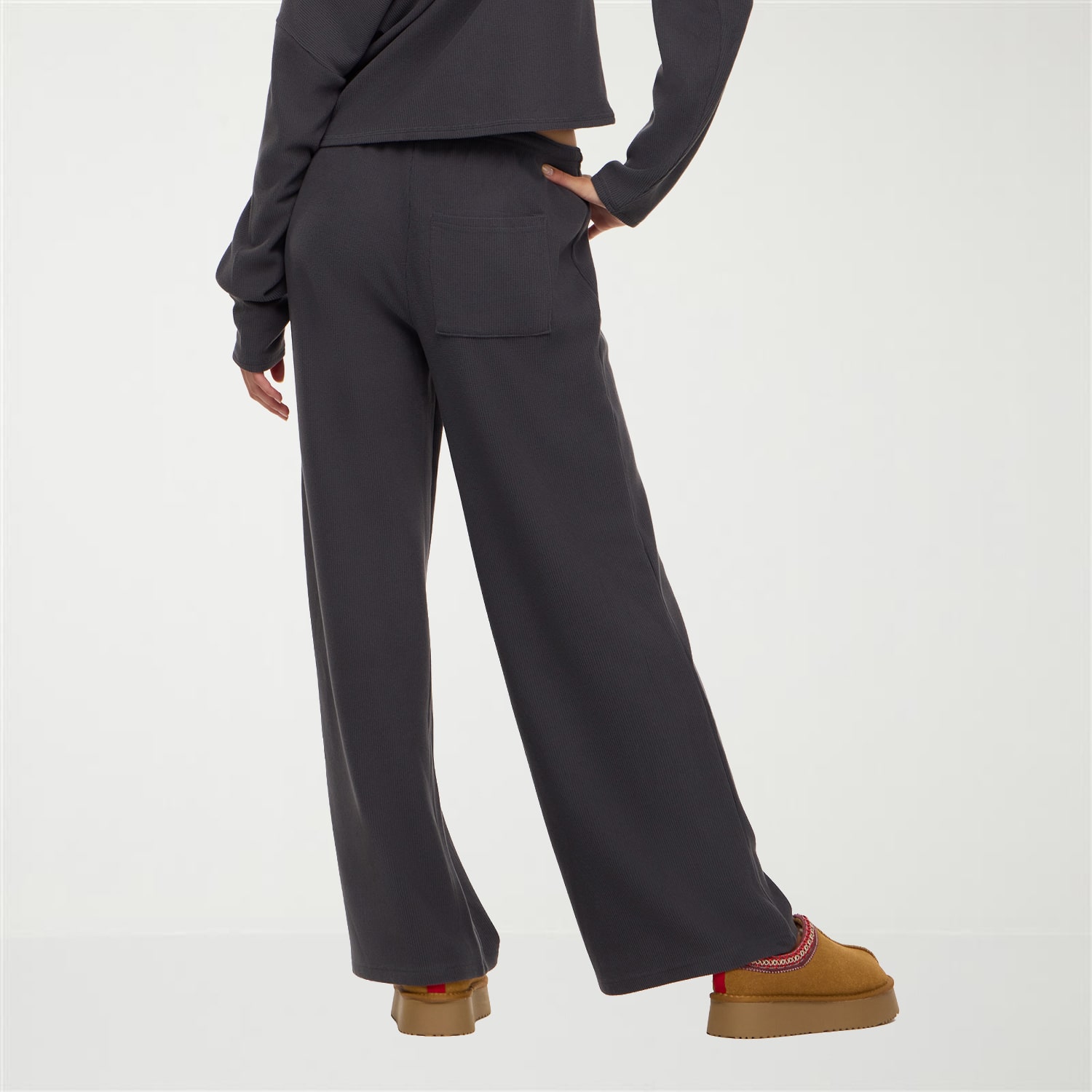 Forever 21 Womens Juniors Wide Leg High Rise Pull-On Pant