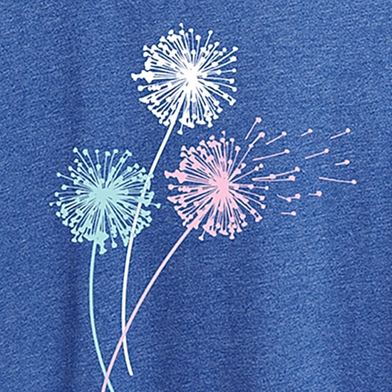 Womens Crew Neck Short Sleeve Regular Fit Graphic T-Shirt