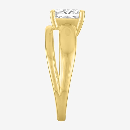 Diamond Addiction (E-F / Vs1-Vs2) Womens 2 CT. T.W. Lab Grown White Diamond 10K Gold Rectangular Cocktail Ring
