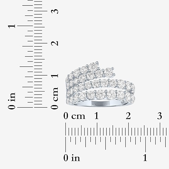Diamond Addiction (G-H / Si2-I1) Womens 12.5mm 2 CT. T.W. Lab Grown White Diamond 10K Gold Band