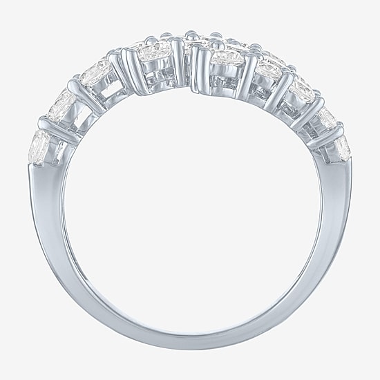 Diamond Addiction (G-H / Si2-I1) Womens 12.5mm 2 CT. T.W. Lab Grown White Diamond 10K Gold Band