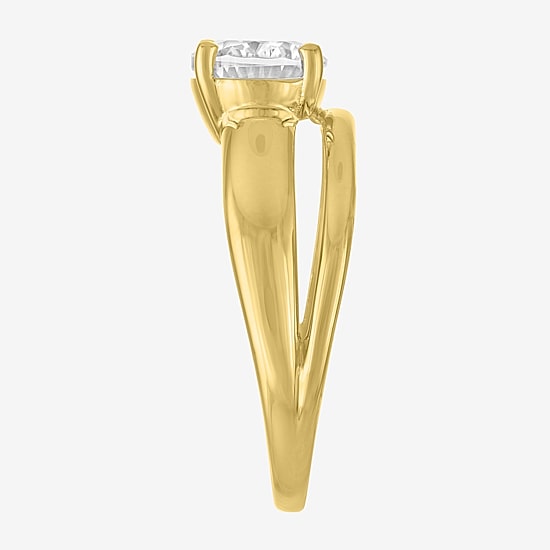 Diamond Addiction (E-F / Vs1-Vs2) Womens 2 CT. T.W. Lab Grown White Diamond 10K Gold Oval Cocktail Ring