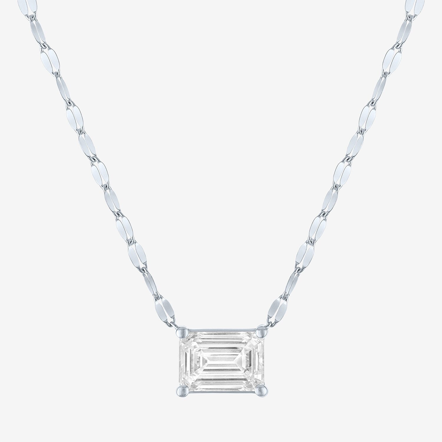 Diamond Addiction (G-H / Si2-I1) Womens 2 CT. T.W. Lab Grown White 10K Gold 18 Inch Pendant Necklace