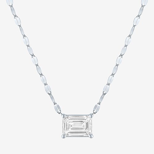 Diamond Addiction (G-H / Si2-I1) Womens 2 CT. T.W. Lab Grown White Diamond 10K Gold 18 Inch Pendant Necklace, One Size, White