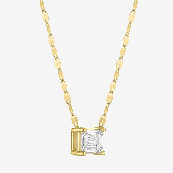 Diamond Addiction (G-H / Si2-I1) Womens 2 CT. T.W. Lab Grown White Diamond 10K Gold 18 Inch Pendant Necklace