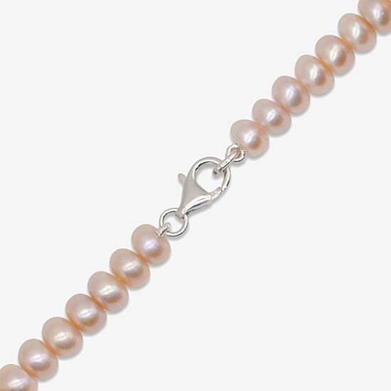 Limited Quantities! Womens Pink Sterling Silver Strand Necklace