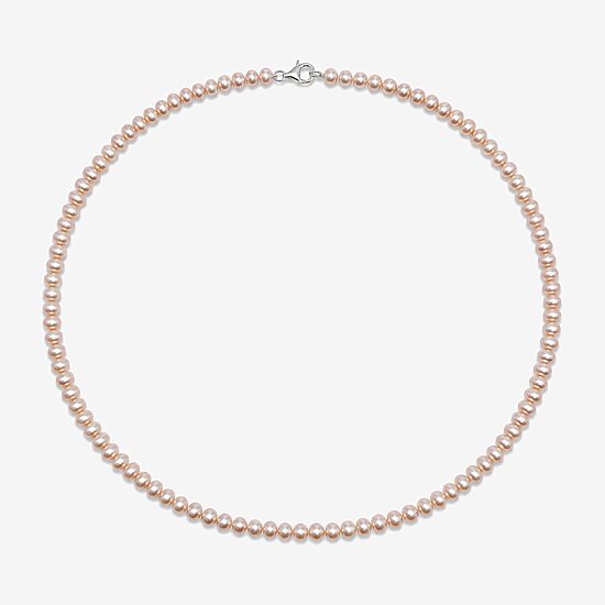 Limited Quantities! Womens Pink Sterling Silver Strand Necklace