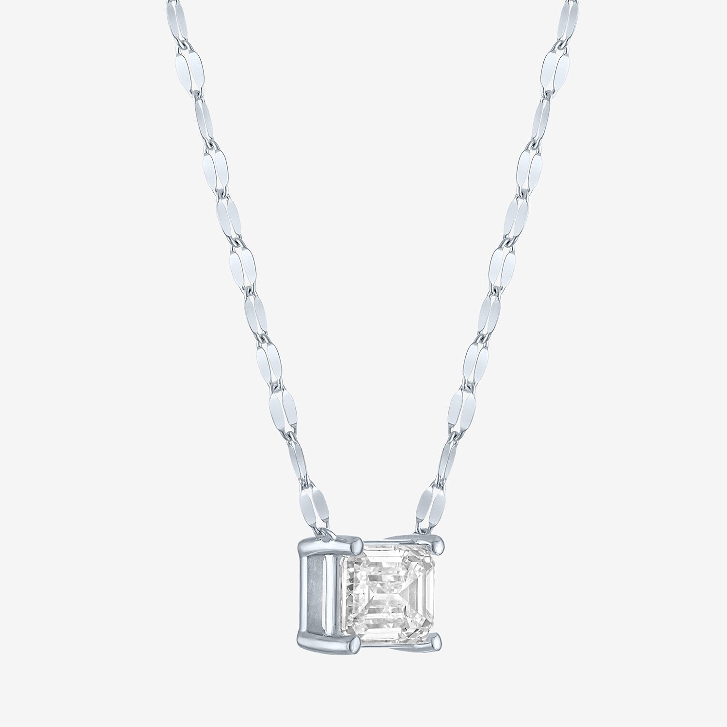 Diamond Addiction (G-H / Si2-I1) Womens 2 CT. T.W. Lab Grown White 10K Gold 18 Inch Pendant Necklace