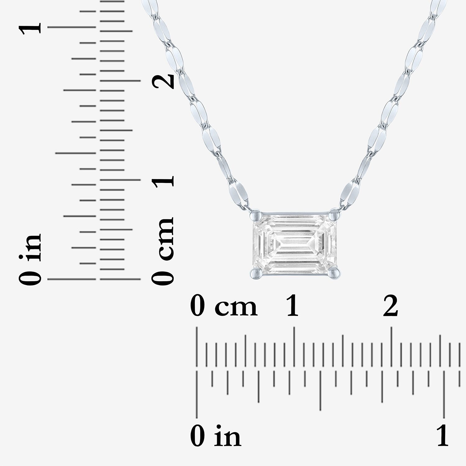 Diamond Addiction (G-H / Si2-I1) Womens 2 CT. T.W. Lab Grown White 10K Gold 18 Inch Pendant Necklace