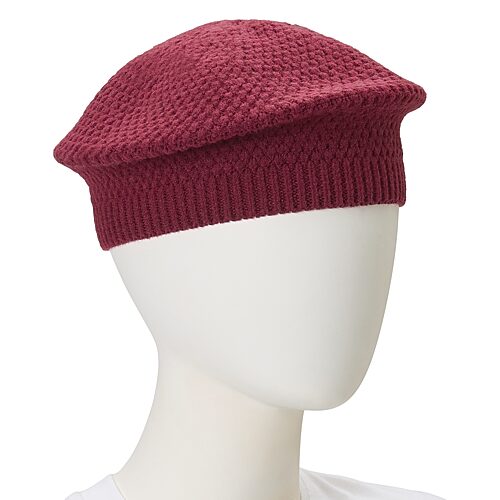 Liz Claiborne Knit Womens Beret In Red