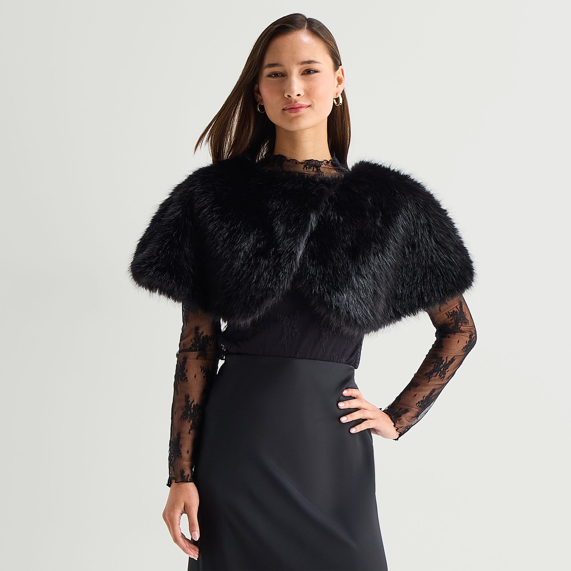 Worthington Faux Fur Wrap
