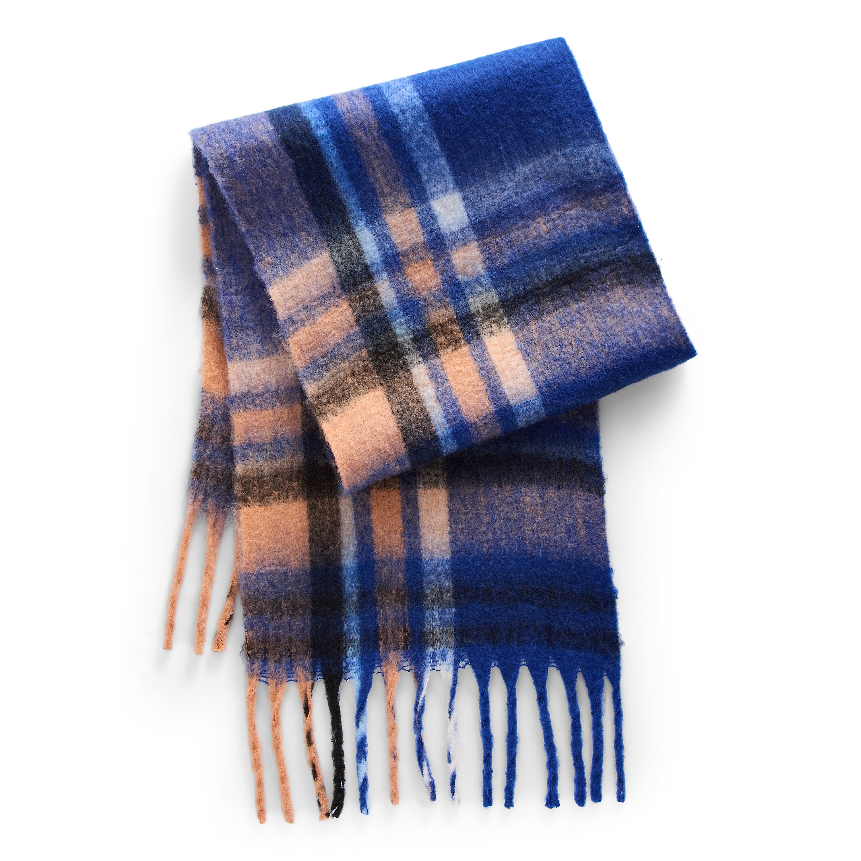 St. John's Bay Brushed Plaid Oblong Scarf
