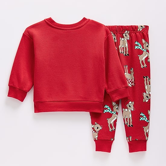 Baby Unisex Rudolph Knit 2-pc. Pant Set
